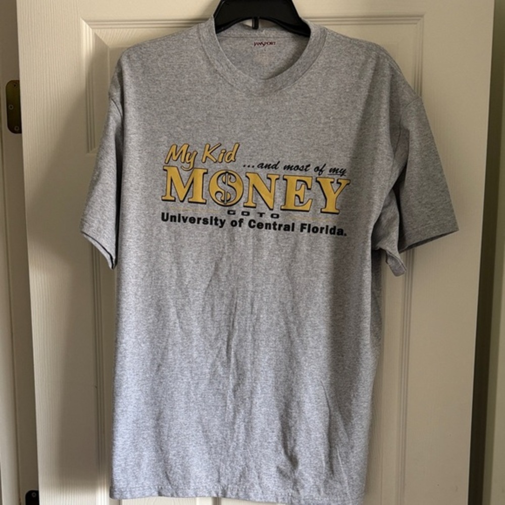 Jansport Gray and Gold University T-Shirt